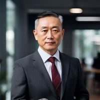 红杏视频创始人林晓峰的职业形象照，身着简洁商务装，神情专注而自信，背景为现代化办公环境，展现其专业与领导力